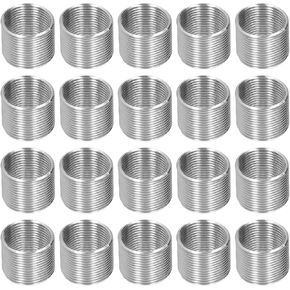 20Pcs Thread Repair Kits M14 x 1.25 Thread Repair Spiral Circle Insert Reducer Nut Threaded Expand Socket Set(1.5D)