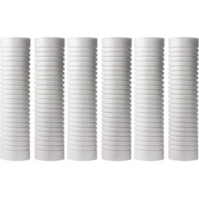 CFS – 2 Pack Standard Capacity Grooved Water Filter Cartridges Compatible with Whirlpool WHKF-GD05 Models – Removes Bad Taste and Odor – Whole House Replacement Filter Cartridge – White