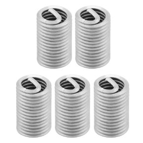 6Mm Bits M6 X 1.0 Kit Stainless Steel 304 50Pcs Stainless Steel Ss304 Coiled Wire Helical Screw Thread Inserts M6 X 1.0 X 3D Length