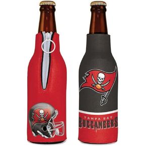WinCraft NFL Tampa Bay Buccaneers Bottle Cooler, Team Colors, One Size