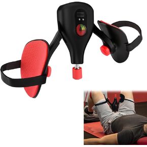 Thigh Master Exercise Equipment,0-77lbs Adjustable Resistance Women/Men Kegel Exerciser Pelvic Floor Muscle，Retaining Strap Inner Thigh Exerciser ，Postnatal Buttocks Pelvic Floor Strengthening Device