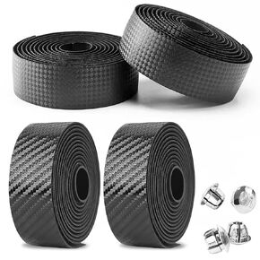 4 Pcs Bicycle Handle bar Tape, Bike Handlebar Tape PU, Bicycle Bar Tapes, Road Bike Handlebar Straps, Road Cycling Bicycle Handle Bar Wrap Enhance Your Bike Grip for an Awesome Comfortable Ride
