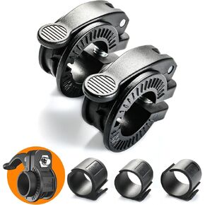 Mini Pro Barbell Clips 1 inch I Multi-Size Adjustable Barbell Collar I 1 inch Barbell ClampsIQuick Release Weight Clips Pair of Locking for Dumbbell Bar (Black)