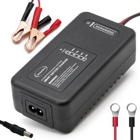 14.6 Volt LiFePO4 Battery Charger 4-Stages12.8 Volt Lithium Battery Charger 4-Stages for Cars,Motorcycles,Lawn Mowers,Trucks, Boats and Golf carts