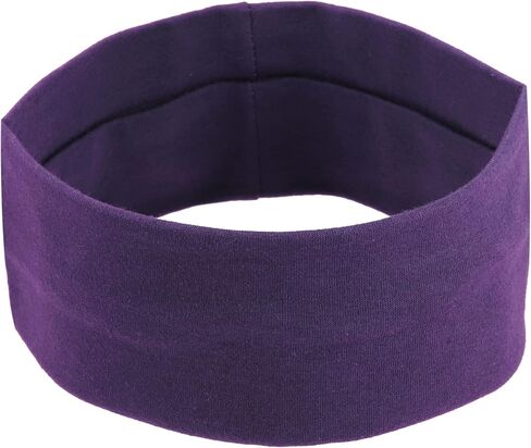 VOCOSTE 1 Pcs Headbands, Sweatbands, Stretchy Moisture Wicking Headband, for Sports, Cotton in Kuwait