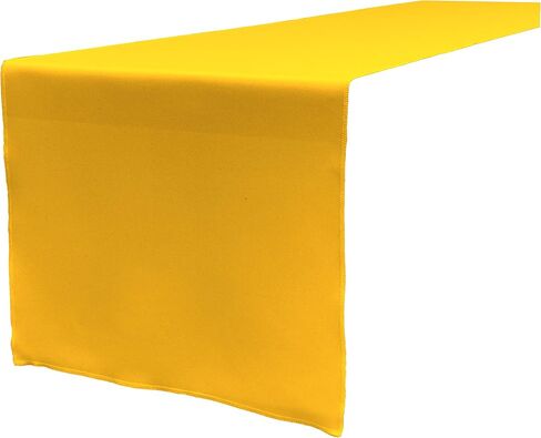 LA Linen Polyester Poplin Table Runner 14 by 108-Inch, Black in Kuwait