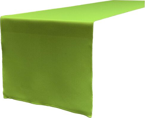 LA Linen Polyester Poplin Table Runner 14 by 108-Inch, Black in Kuwait