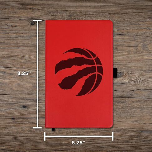 Rico Industries NBA Toronto Raptors Laser-Engraved Color Notepad, 5.25 x 8.25-inches in Saudi Arabia