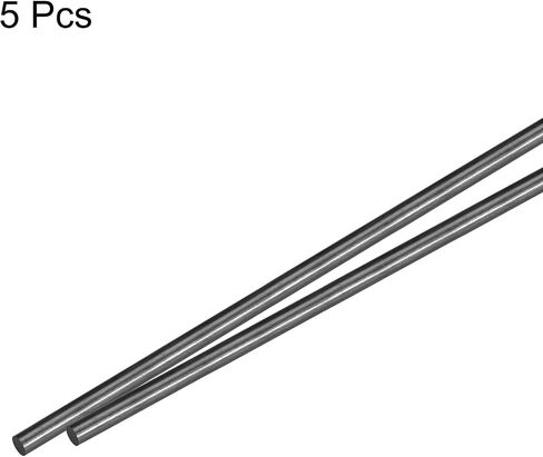 MECCANIXITY 5 Pcs Carbon Fiber Rod, 6mm x 500mm Matte Pole Rod for RC Plane DIY Tool Wing Tube Quadcopter Arm in Saudi Arabia