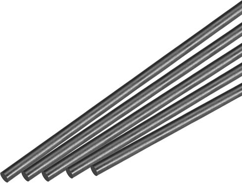 MECCANIXITY 5 Pcs Carbon Fiber Rod, 6mm x 500mm Matte Pole Rod for RC Plane DIY Tool Wing Tube Quadcopter Arm in Saudi Arabia