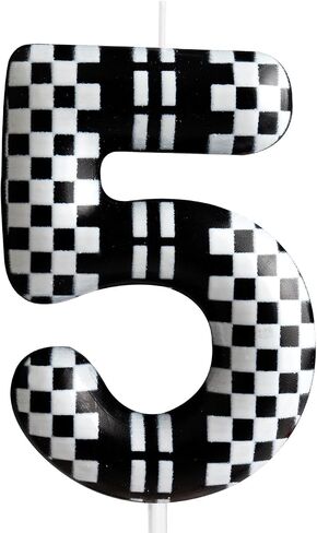 3rd Birthday Candle Racing Cars Number 3 Candle Racing Cars Cake Decoration Birthday Party Supplies Black White Racing Cars Themed Cake Topper Decorations for Kids Boy Girl Party Decor Supplies in Saudi Arabia