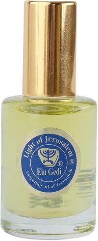 Ein Gedi Elijah Anointing Oil, Blessing from Jerusalem Gold Collection, Holy Land Anointing Oil for Prayers and Blessings. (12ml, Elijah) in Saudi Arabia
