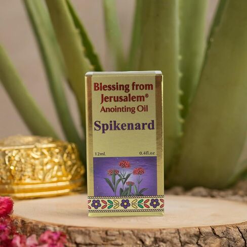 Ein Gedi Elijah Anointing Oil, Blessing from Jerusalem Gold Collection, Holy Land Anointing Oil for Prayers and Blessings. (12ml, Elijah) in Saudi Arabia