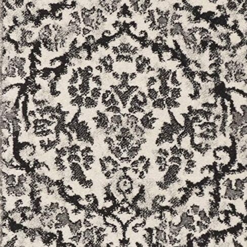 SAFAVIEH Evoke Collection 2'2" x 7' Ivory/Gold EVK242S Non-Shedding Living Room Entryway Foyer Hallway Bedroom Runner Rug in Saudi Arabia