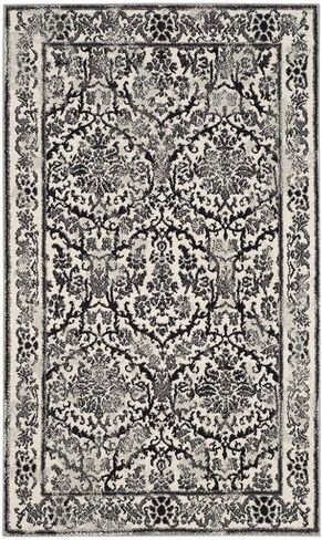 SAFAVIEH Evoke Collection 2'2" x 7' Ivory/Gold EVK242S Non-Shedding Living Room Entryway Foyer Hallway Bedroom Runner Rug in Saudi Arabia
