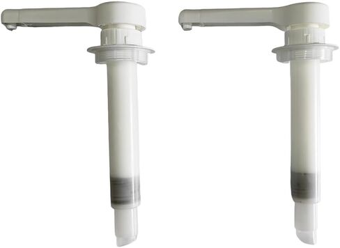 1/2 Pack 30ML Pump Dispenser White Pump for Cheese Dispenser - 30cc Nacho Cheese Machine Pump Top Replacement, Fits Gallon Pump Dispenser (2) in Saudi Arabia