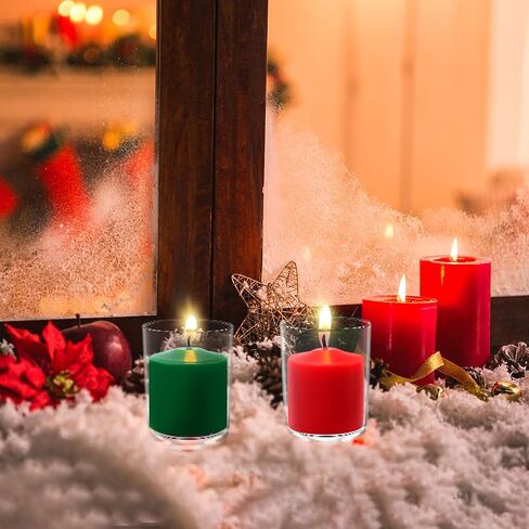 شموع نذرية باللون العنابي لمدة 8 ساعات لحفلات الزفاف وأعياد الميلاد والطوارئ، مجموعة من 9 شموع كبيرة غير معطرة للمطاعم وديكور المنزل in Kuwait
