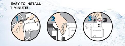 Fluidmaster 8102P8 Flush 'n Sparkle Automatic Toilet Bowl Cleaning System Refills, Blue 2-Pack, Upgraded Version in Kuwait