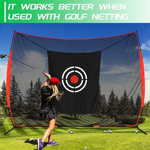 Golf Target Cloth for Net Replacement，Golf Hitting Net Target，Golf Practice Training Target for Backyard, Golf Aids Indoor Outdoor Use in Kuwait