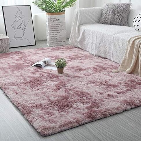 4X6 Dark Grey Area Rugs Modern Home Decorate Soft Fluffy Carpets for Living Room Bedroom Kids Room Fuzzy Plush Non-Slip Floor Area Rug Fluffy Indoor Carpet in Saudi Arabia