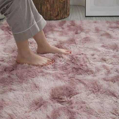 4X6 Dark Grey Area Rugs Modern Home Decorate Soft Fluffy Carpets for Living Room Bedroom Kids Room Fuzzy Plush Non-Slip Floor Area Rug Fluffy Indoor Carpet in Saudi Arabia