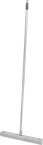 18" Wet and Dry Commercial Cuban Microfiber Mop Floor Cleaning with Aluminum Assembled Handle, Cylindrical Head Cleans Crevices, 2 Reusable Washable Pads, for Hardwood, Vinyl, Laminate, Tile in Saudi Arabia
