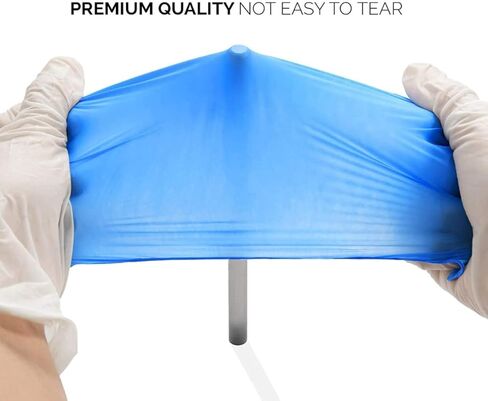 Jointown Basic Medical Synmax Vinyl Exam Gloves - Latex-Free & Powder-Free - Large, BMPF-3003 Blue 2 Boxes of 100 in Kuwait