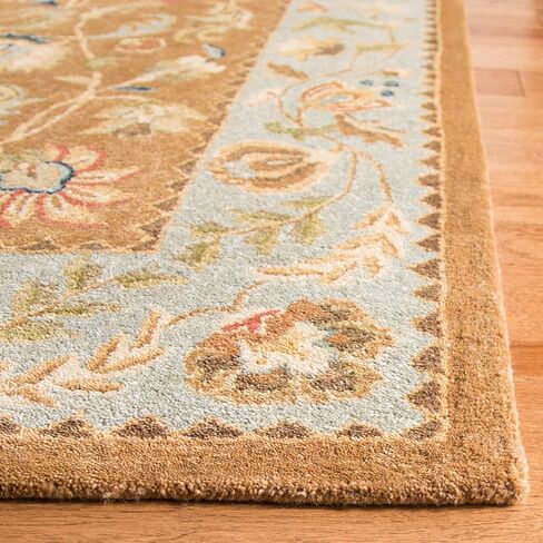 SAFAVIEH Bergama Collection 2'3" x 8' Ivory / Ivory BRG161B Handmade Oriental Premium Wool Runner Rug in Saudi Arabia