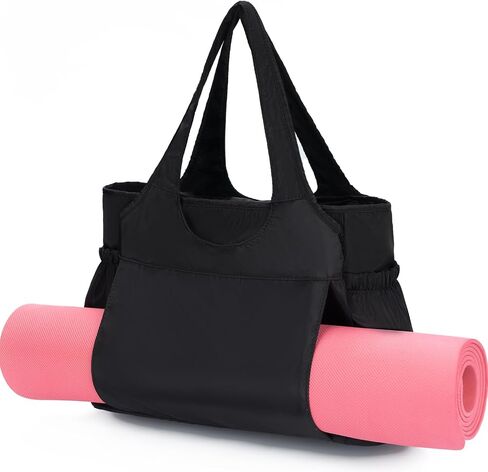 Tote Bag for Women, Travel Bag Lightweight Handbag with Yoga Mat Strap for Gym, Work, Travel in Saudi Arabia