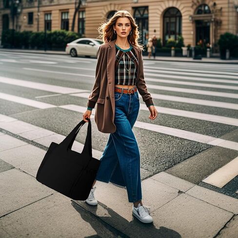 Tote Bag for Women, Travel Bag Lightweight Handbag with Yoga Mat Strap for Gym, Work, Travel in Saudi Arabia