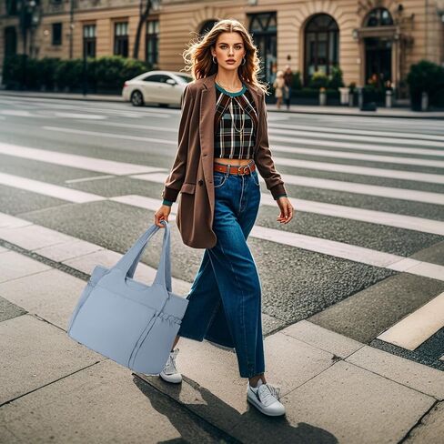 Tote Bag for Women, Travel Bag Lightweight Handbag with Yoga Mat Strap for Gym, Work, Travel in Saudi Arabia