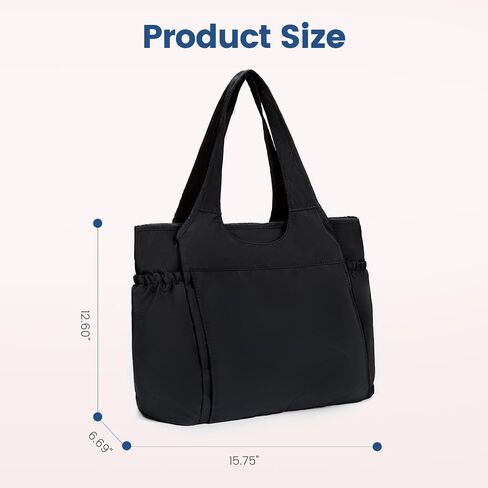 Tote Bag for Women, Travel Bag Lightweight Handbag with Yoga Mat Strap for Gym, Work, Travel in Saudi Arabia
