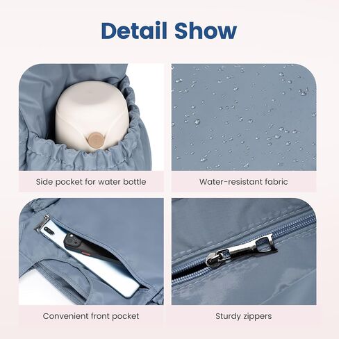 Tote Bag for Women, Travel Bag Lightweight Handbag with Yoga Mat Strap for Gym, Work, Travel in Saudi Arabia