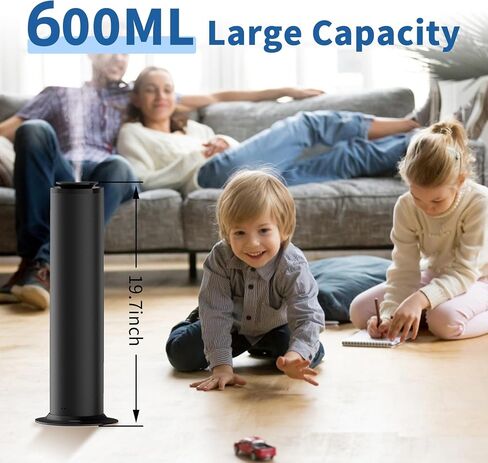 【2024 Upgraded】 BICEDO 600ml Remote Control Scent Air Machine for Home, 2500 sq.ft Essential Oil Diffuser Waterless Diffuser Cold Air Hotel Scent Diffuser for Large Room Office(Silver) in Saudi Arabia
