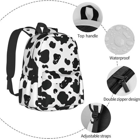 DEKIFNHG Halloween Dancing Skeleton School Backpack Casual Sports Goth Skull Bookbag Travel Laptop for Students Boys Girls in Kuwait