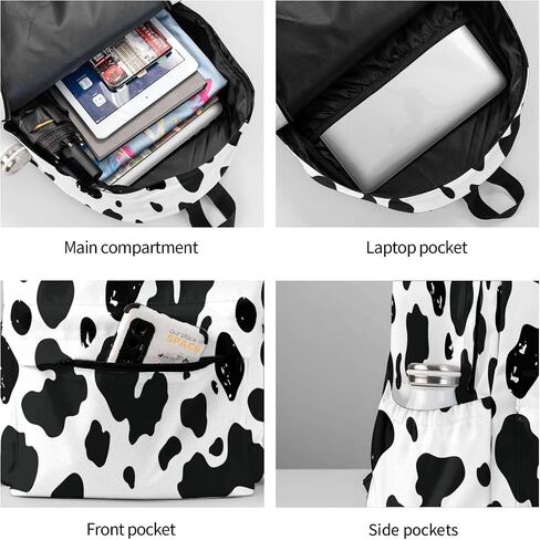 DEKIFNHG Halloween Dancing Skeleton School Backpack Casual Sports Goth Skull Bookbag Travel Laptop for Students Boys Girls in Kuwait