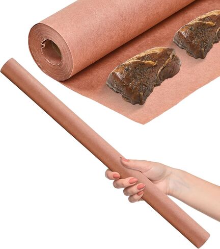 لفة ورق الجزار - 36 × 1200 بوصة - تغليف الطعام متعدد الاستخدامات، والتدخين، وورق الحرف - شديد التحمل - مقاوم للرطوبة - مثالي للشواء والأطعمة الجاهزة والمشروعات الفنية - ورق الجزار - أبيض in Saudi Arabia