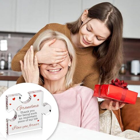 هدايا تقدير المعلم للنساء والرجال - لغز كتلة أكريليك منقوش شكرًا لك مقاس 3.4 × 2.8 بوصة - هدية رائعة للمعلم - هدايا لطيفة للمعلم الطالب - هدية جديدة لمعلم الرعاية النهارية in Kuwait