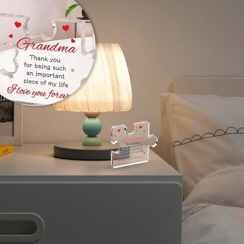 هدايا تقدير المعلم للنساء والرجال - لغز كتلة أكريليك منقوش شكرًا لك مقاس 3.4 × 2.8 بوصة - هدية رائعة للمعلم - هدايا لطيفة للمعلم الطالب - هدية جديدة لمعلم الرعاية النهارية in Kuwait