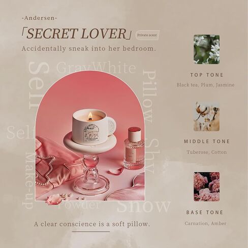 Electronic Ignition Scented Candles, 4.2oz Hand-Made Ceramic Jar Single Wick Candle Soy Wax Blend Aromatherapy Candles with 30 Hours of Burn Time(Match Girl) in Saudi Arabia