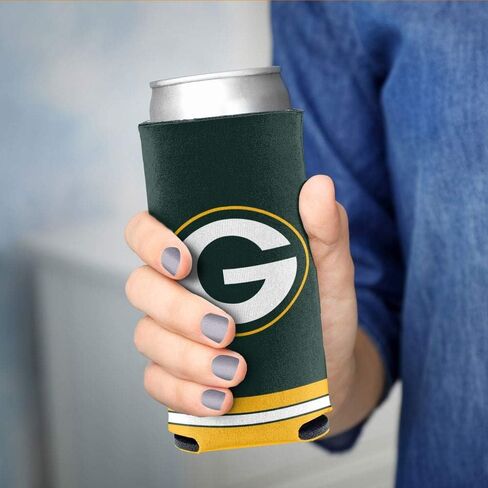 Wincraft NFL Green Bay Packers Slim Can Cooler، ألوان الفريق، مقاس واحد in Saudi Arabia