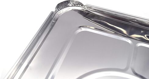 (35 Pack) Premium Lids for Chafing Pans 9" x 13" Half Deep Pans l Top Choice Disposable Heavy Duty Aluminum Foil Tin Pan Lid Perfect for Roasting Potluck Catering Party BBQ Baking Cakes Pie in Saudi Arabia