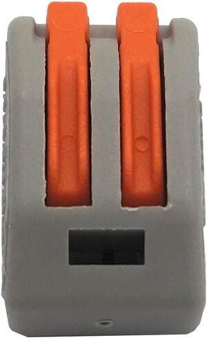 Wire Connectors, Compact Lever Wire Connectors Kit Splicing Wire Fast Connection Terminal Connectors 2/3/4/5 Conductor Assortment Kit for Quick Connect 28-12 AWG 10PCS (PCT-215) in Saudi Arabia