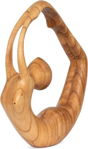 G6 Collection Wooden Handmade Abstract Sculpture Tranquility - Art Decorative Home Decor Handcrafted Figurine Accent Decoration Artwork Hand Carved, Abstract Yoga in Saudi Arabia