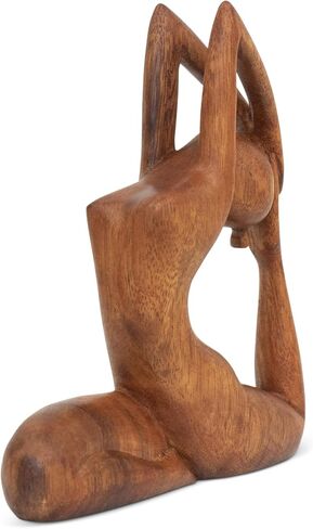 G6 Collection Wooden Handmade Abstract Sculpture Tranquility - Art Decorative Home Decor Handcrafted Figurine Accent Decoration Artwork Hand Carved, Abstract Yoga in Saudi Arabia