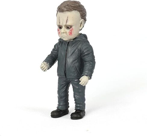 brableewear Horror Movie Gnomes Halloween Zombie Statues Decor Horror Killer Set Pennywise Action Figures Michael Myers Freddy Jason Chucky Clown Pinhead Halloween Decor in Saudi Arabia