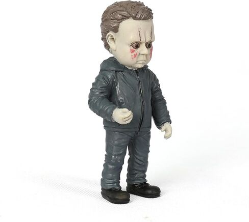 brableewear Horror Movie Gnomes Halloween Zombie Statues Decor Horror Killer Set Pennywise Action Figures Michael Myers Freddy Jason Chucky Clown Pinhead Halloween Decor in Saudi Arabia