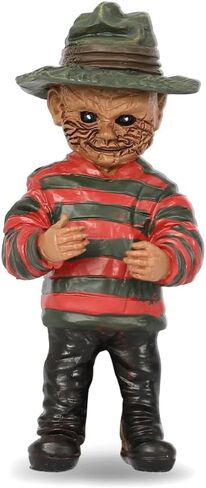 brableewear Horror Movie Gnomes Halloween Zombie Statues Decor Horror Killer Set Pennywise Action Figures Michael Myers Freddy Jason Chucky Clown Pinhead Halloween Decor in Saudi Arabia