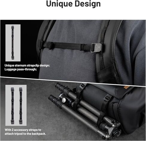 حقيبة ظهر PGYTECH OneGo Air 20L للكاميرا والطائرة بدون طيار لـ DJI AVATA/Mini 3 Pro/Mavic 3/Air 2/2S/Mini 2/ FPV، Sony، Canon، Nikon، DSLR/SLR بدون مرآة، حقيبة كاميرا ثلاثية القوائم هدية in Kuwait