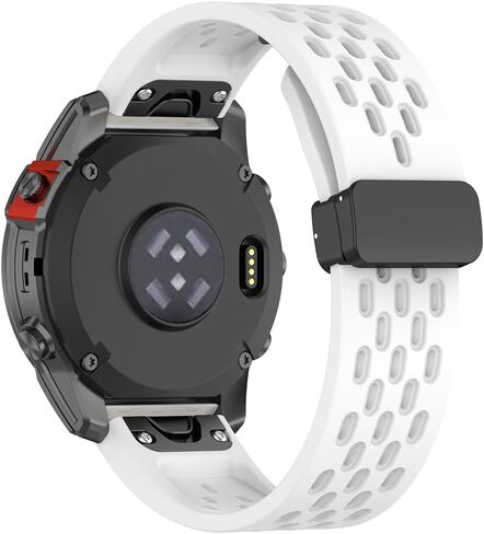 20mm Quick Fit Watch Band for Garmin Fenix 6s/Fenix 6s Pro, Fenix 7s, Fenix 5s/Fenix 5s Plus, Descent Mk2s, Instinct 2s Breathable Silicone Replacement Band for Man and Women in Saudi Arabia